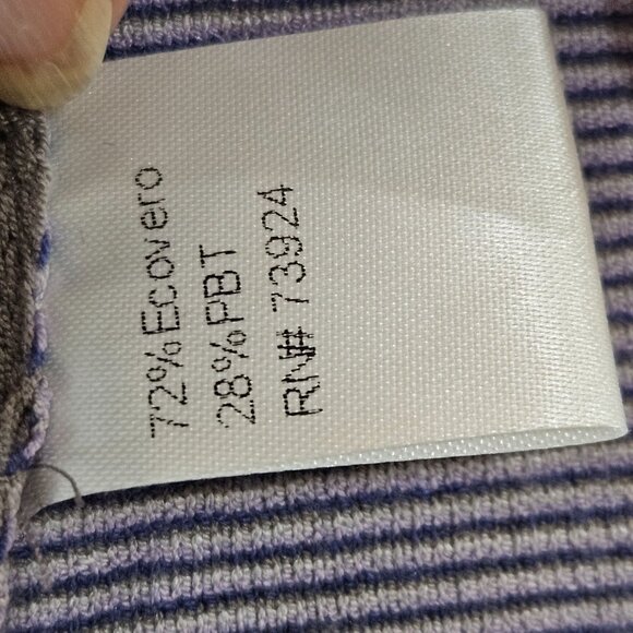 NWT Misook Knit Long Cardigan Sz Large Camouflage Gray Purple Quiet Luxury Pock - Picture 9 of 10